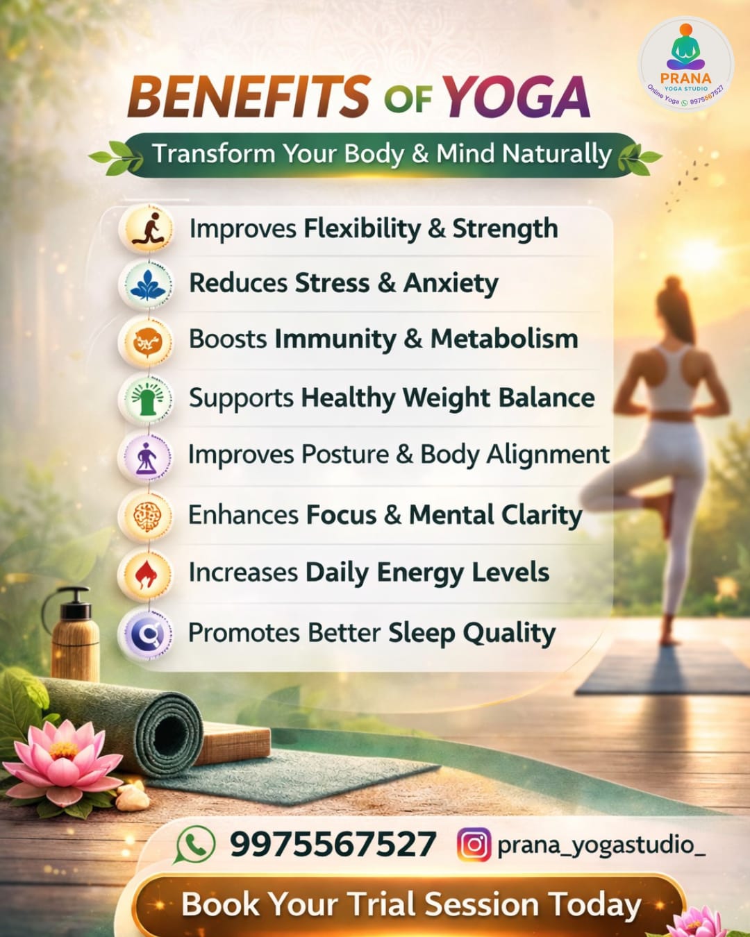 Prana Yoga Studio Poster